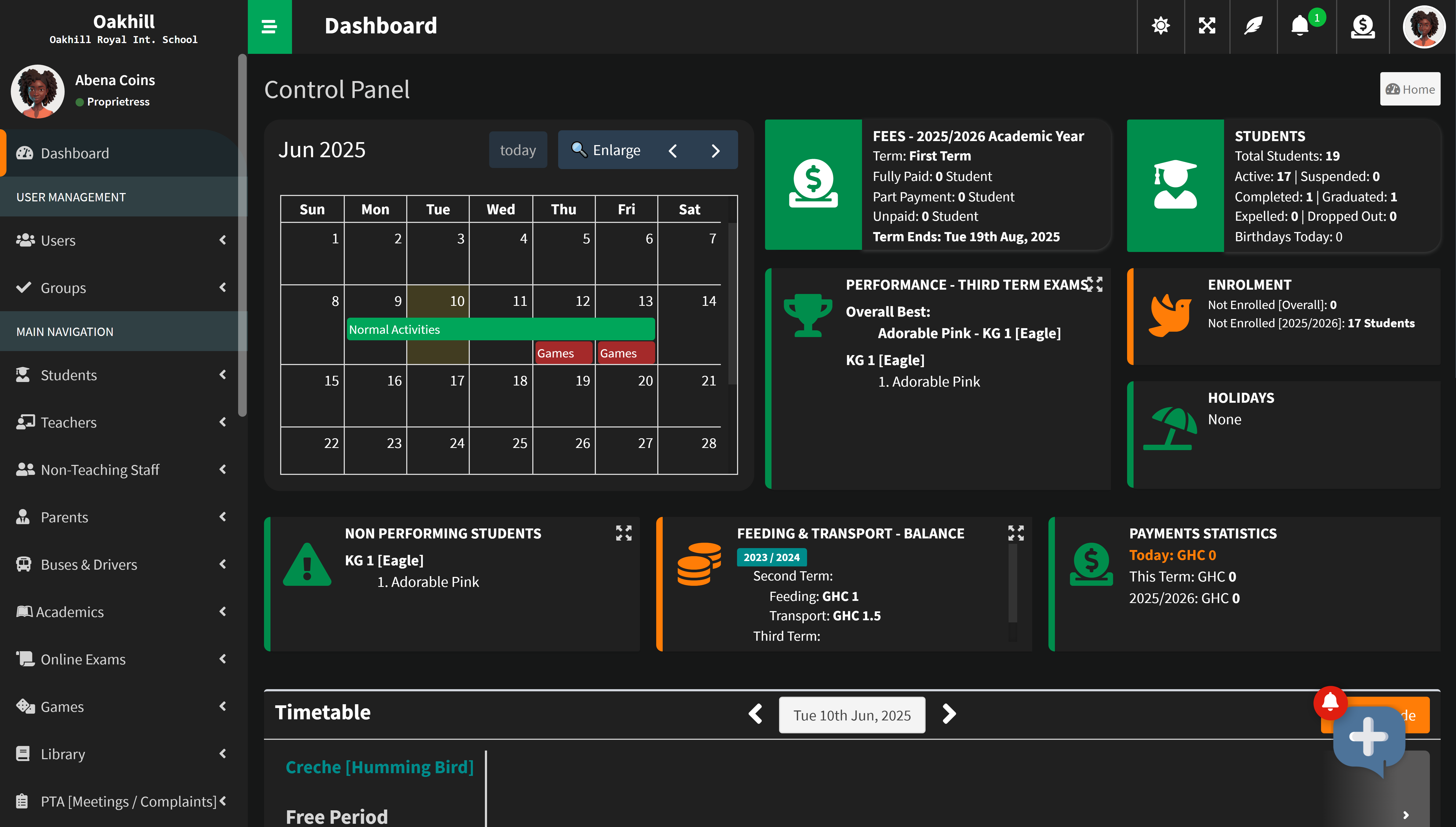 App Desktop View